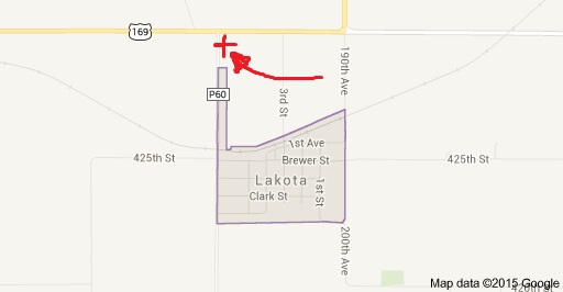 Lakota Map Location